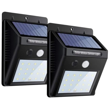 3 pcs Solar Charging LED Sensor Light